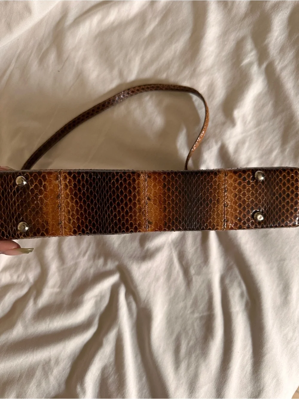 Vintage Snakeskin Purse - Picture 4 of 8